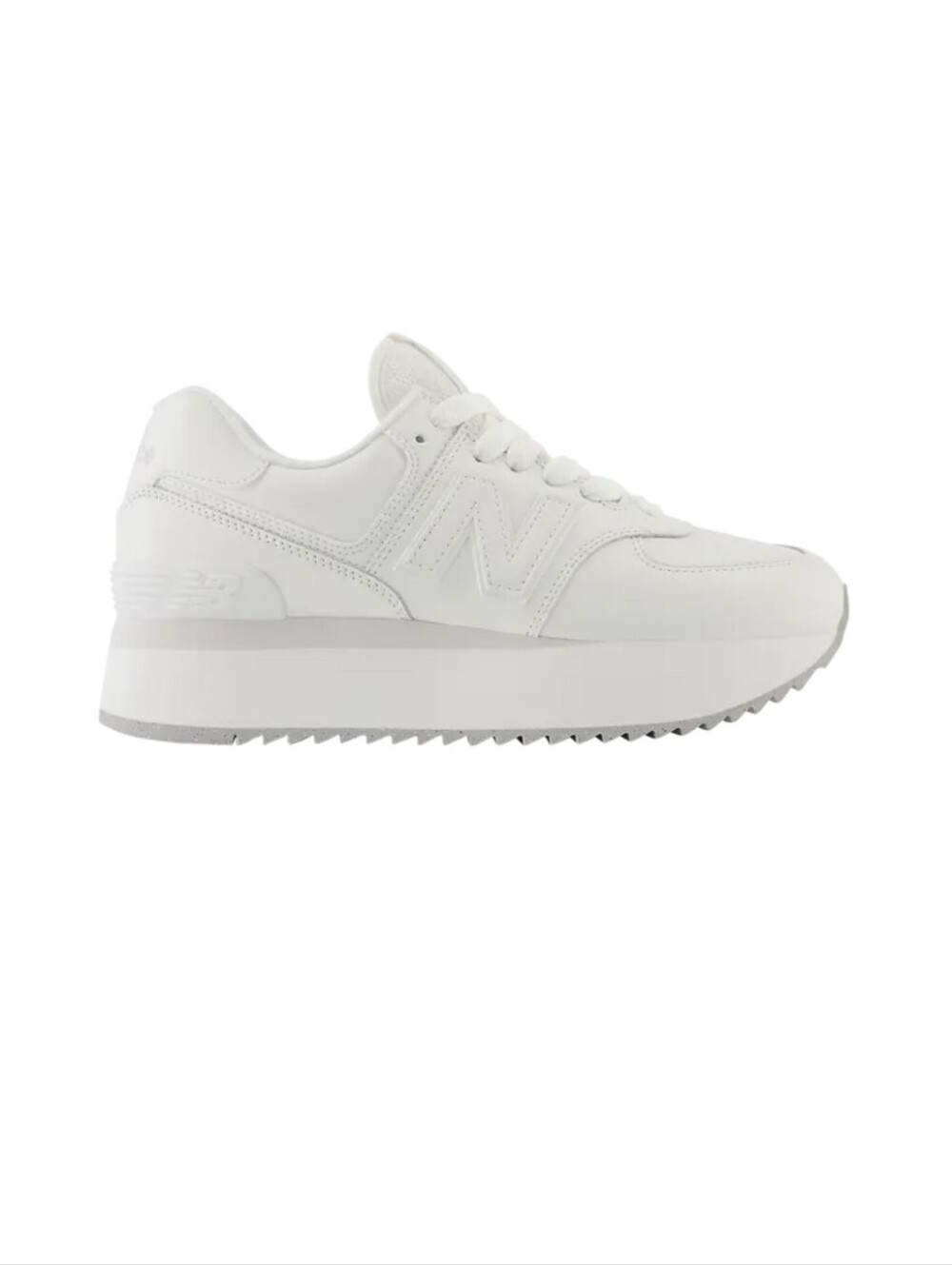 New Balance 574+ White WL574ZFW - Picture 9 of 11
